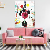 Toile Bouquet d'anniversaire, peinture d'art (Insitu(Salon))