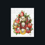 Toile Bouquet de crânes<br><div class="desc">Mode & Figuration</div>