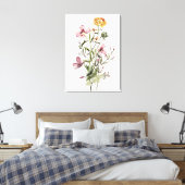Toile Bouquet de Fleur sauvage d'aquarelle #1 (Insitu(Chambre))