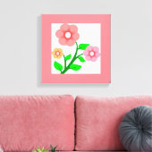 TOILE BOUQUET DE FLEURS (Insitu(Salon))