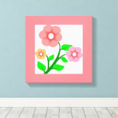 TOILE BOUQUET DE FLEURS (Insitu (Plancher de Bois))