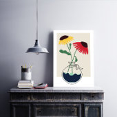 Toile Bouquet de fleurs Abstraites