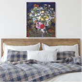 Toile Bouquet de fleurs dans un vase | Van Gogh | (Insitu(Chambre))