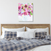 Toile Bouquet de fleurs lumineuses (Insitu(Chambre))