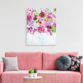 Toile Bouquet de fleurs lumineuses (Insitu(Salon))