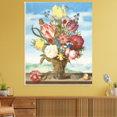 Toile Bouquet de fleurs sur une haie (Insitu(Salon))