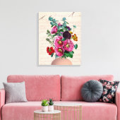 Toile Bouquet de jardin de Calligraphie (Insitu(Salon))