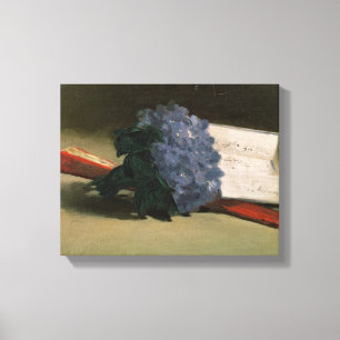 Toile Bouquet de Manet des violettes, 1872