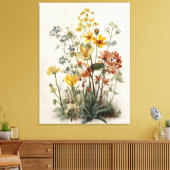 Toile Bouquet de prairie fleurie (Insitu(Salon))