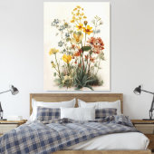 Toile Bouquet de prairie fleurie (Insitu(Chambre))