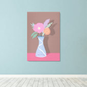 Toile Bouquet de printemps mignon des fleurs modernes (Insitu (Plancher de Bois))