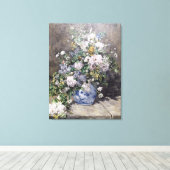 Toile Bouquet de printemps vintage Pierre Auguste Renoir (Insitu (Plancher de Bois))