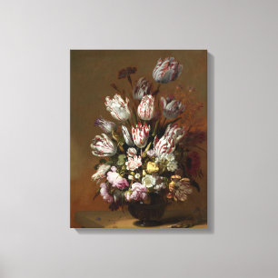Toile Bouquet floral - Hollandais Vintage Art Still Life