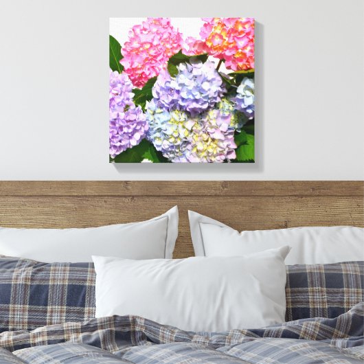 Toile Bouquet Hydrangea (Insitu(Chambre))