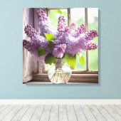 Toile Bouquet Purple Lilac (Insitu (Plancher de Bois))