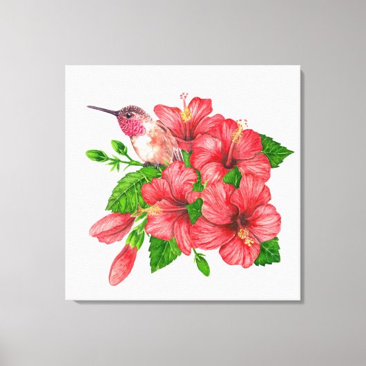 Toile Bouquet tropical (Recto)