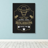 Toile Bourbon Whiskey Art (Insitu (Plancher de Bois))