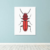 Toile Bousier rouge (Insitu (Plancher de Bois))