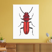 Toile Bousier rouge (Insitu(Salon))