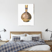 Toile Bouteille arabe, plaque IX d'un album de la fin du (Insitu(Chambre))