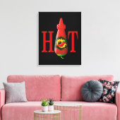 Toile Bouteille de sauce chaude (Insitu(Salon))