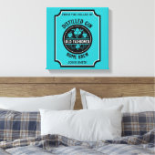 Toile Bouteille Gin Personnalisée (Insitu(Chambre))