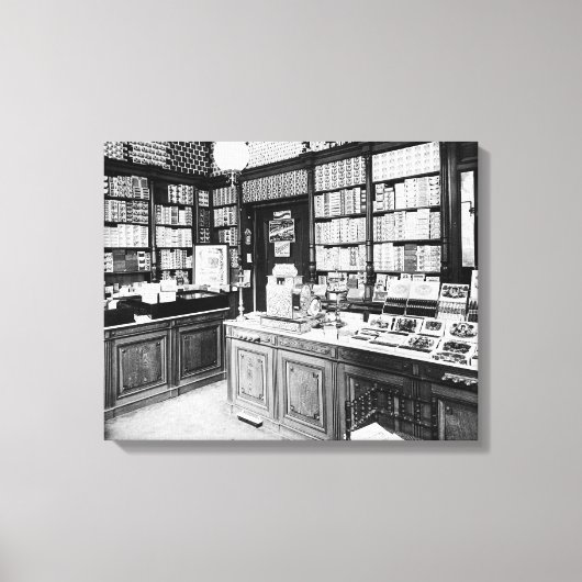 Toile Boutique de cigares, 1895 (Recto)