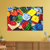 Toile Boutons décoratifs colorés (Insitu(Salon))