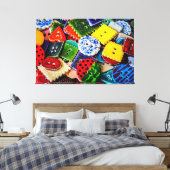 Toile Boutons décoratifs colorés (Insitu(Chambre))