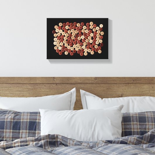 Toile Boutons - Photographie d'art (Insitu(Chambre))
