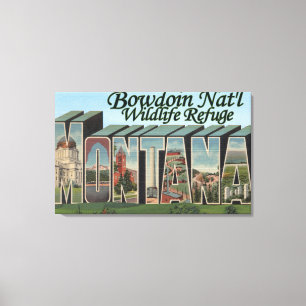 Toile Bowdoin Nat'l Wildlife Refuge, Montana