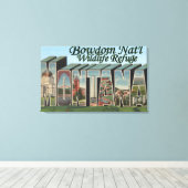 Toile Bowdoin Nat'l Wildlife Refuge, Montana (Insitu (Plancher de Bois))