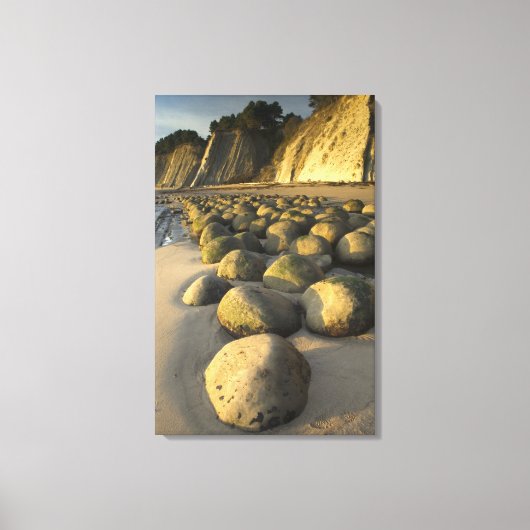 Toile Bowling Ball Beach sur la côte Mendocino de Califo (Recto)