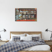 Toile Bowling Green, Kentucky - Scènes à grandes lettres (Insitu(Chambre))