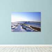 Toile Bowstonegate Winter Holiday Card (Insitu (Plancher de Bois))