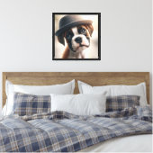 Toile Boxer Chien Adorable (Insitu(Chambre))