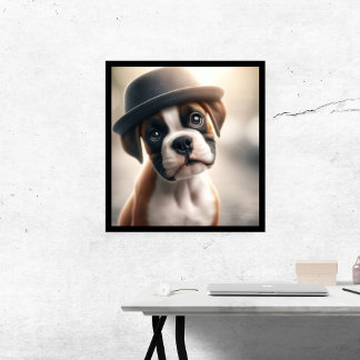 Toile Boxer Chien Adorable