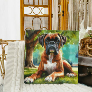 Toile Boxer Chien 🐾 Wiggle Buttes & Tail Wags