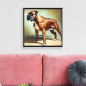 Toile Boxer Dog (Insitu(Salon))
