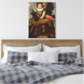 Toile Boy and Dog, "Bibius Vincit" (Insitu(Chambre))