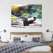 Toile Boy Fishing, oeuvre de Winslow Homer (Insitu(Chambre))
