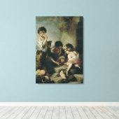 Toile Boys Playing Dice, c.1670-75 (Insitu (Plancher de Bois))