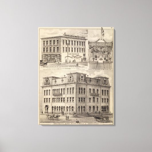 Toile Brackett's Block, Minnesota (Recto)