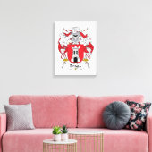 Toile Braga Family Crest (Insitu(Salon))