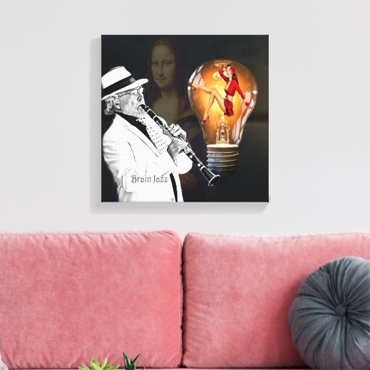 Toile Brain Jazz (Insitu(Salon))