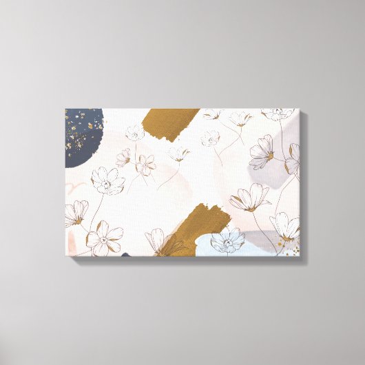 Toile Branche de fleurs Corolla I (Recto)