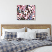 Toile Branche de fleurs roses Printemps Floral (Insitu(Chambre))