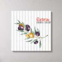 Branche d'olive méditerranéenne vibrante extra vie