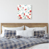 Toile Branche florale botanique élégante (Insitu(Chambre))