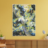 Toile Branches de l'acacia florissante de Vincent van Go (Insitu(Salon))